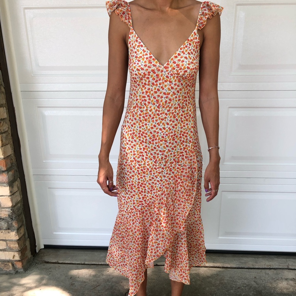 Zara floral dress